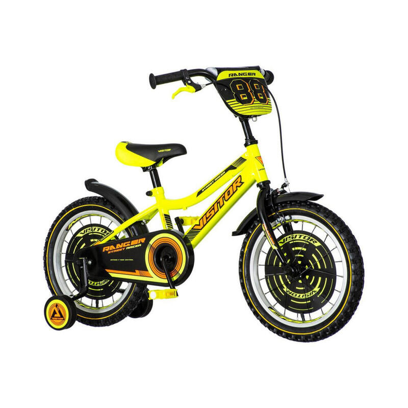 Explorer Ranger 16 sárga-fekete gyerek kerékpár