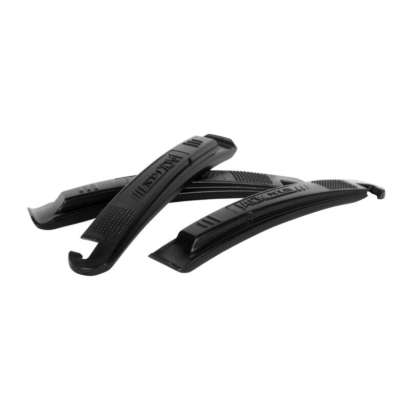 Set 3 leviere anvelopă Kellys Jack, plastic rezistent, negre.