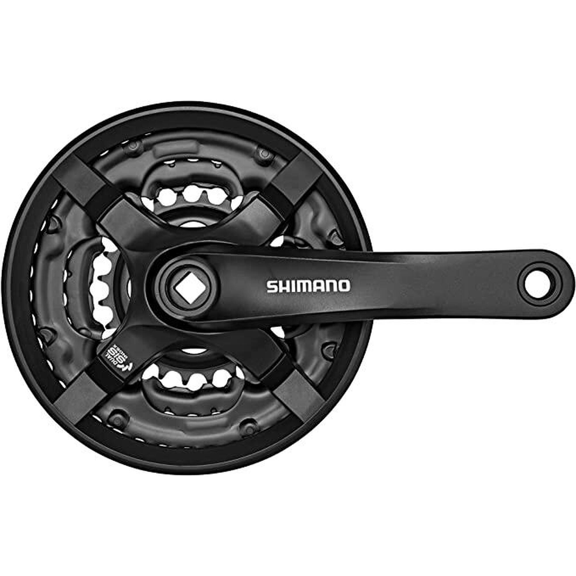 Shimano Pédalier Tourney TY501 6/7/8S 42x34x24t 175 mm noir