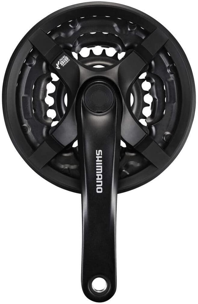 Guarnitura Shimano FC-TY501 - 48/38/28D, 175mm, Per 6/7/8 Velocità, Unisex Adulto - Foto 6