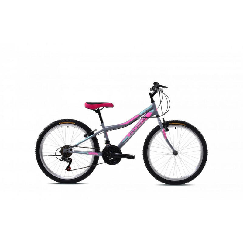 Capriolo Stinger 24" gyerek kerékpár Grafit-Rózsaszín