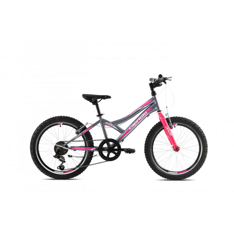 Capriolo Diavolo 200 20" gyerek kerékpár Grafit-Rózsaszín 2020
