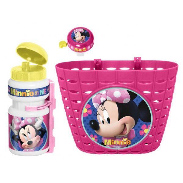 Disney Minnie Mouse Accessoires de vélo pour enfants Rose 3 pièces 2/2