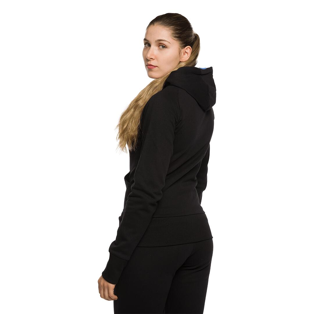 Sudadera con cremallera para Mujer Trangoworld Serenity Negro/Azul 5/7