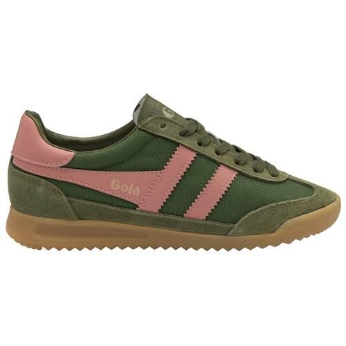 Femme TORNADO Gola NU-MILITARY GREEN/CORAL P CLB623 Vert Gola