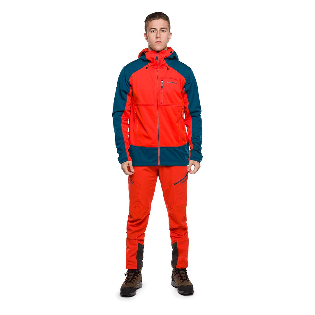 Softshell para Hombre Trangoworld Trx2 soft pro dr Naranja/Negro/Azul 6/7
