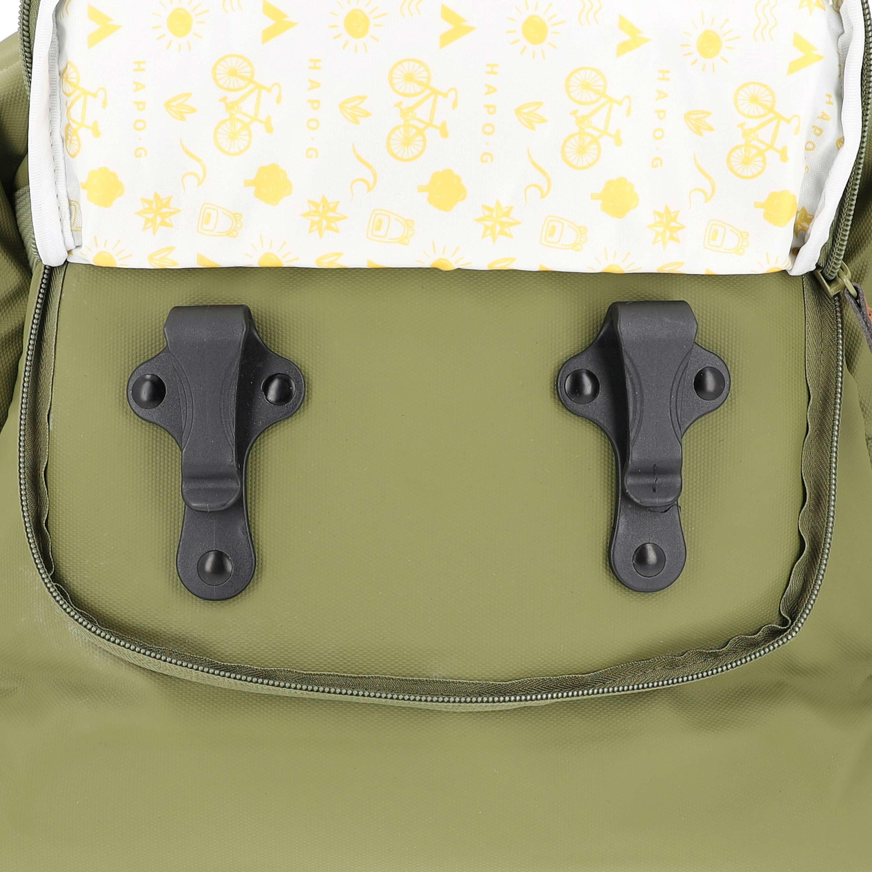 Sacoche arrière vélo 14L KAKI 7/7
