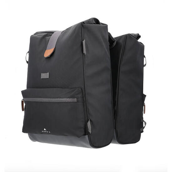 Sacoche double vélo porte-bagage étanche 50L, 2x25L NOIR HAPO-G