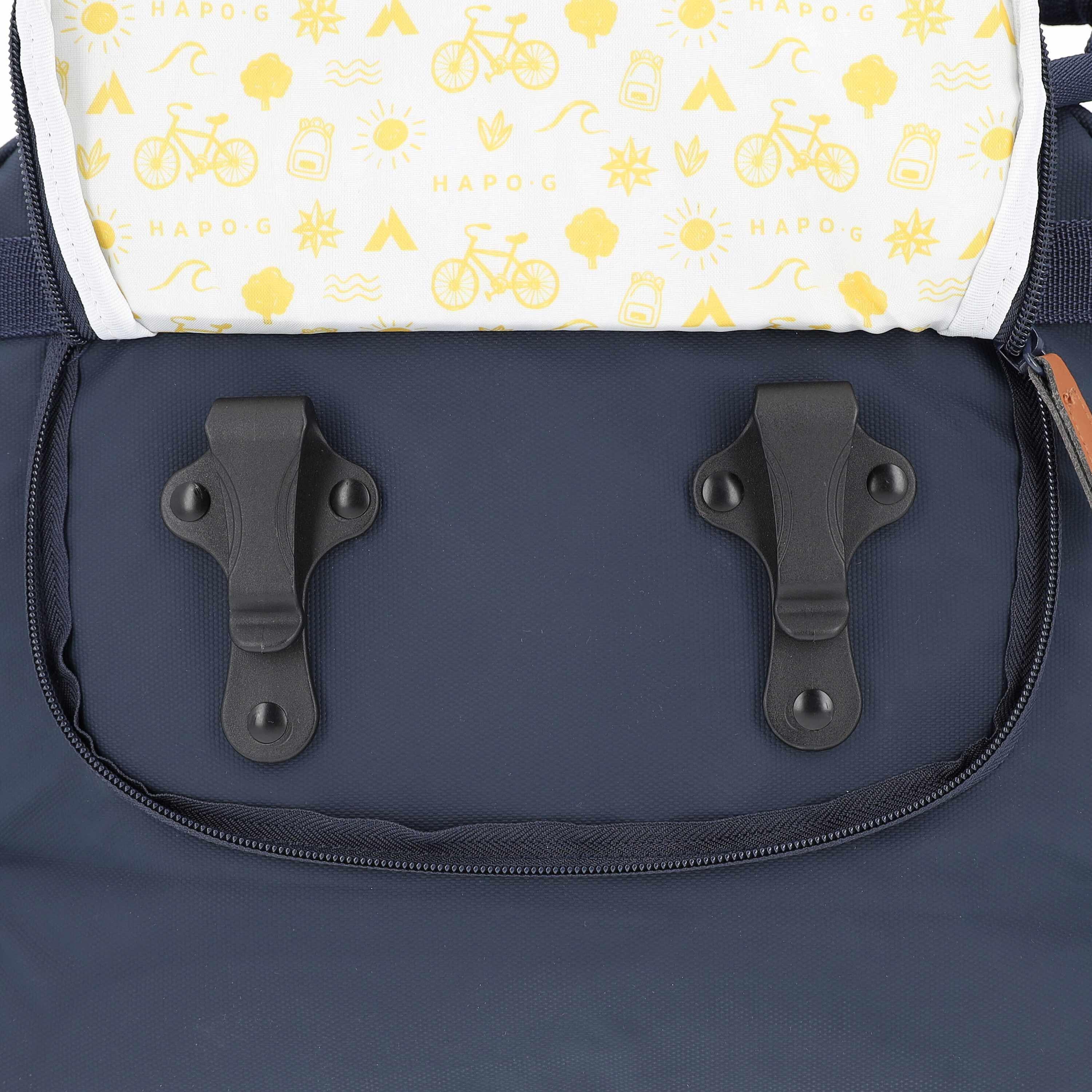 Sacoche arrière vélo 14L BLEU 6/7