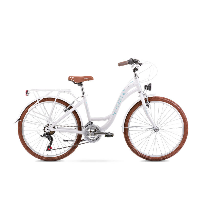 Bicicleta copii ROMET Panda 1 Alb/Albastru 2023