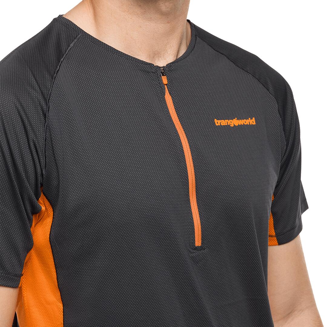 Camiseta para Hombre Trangoworld Moysalen Gris/Naranja 6/6