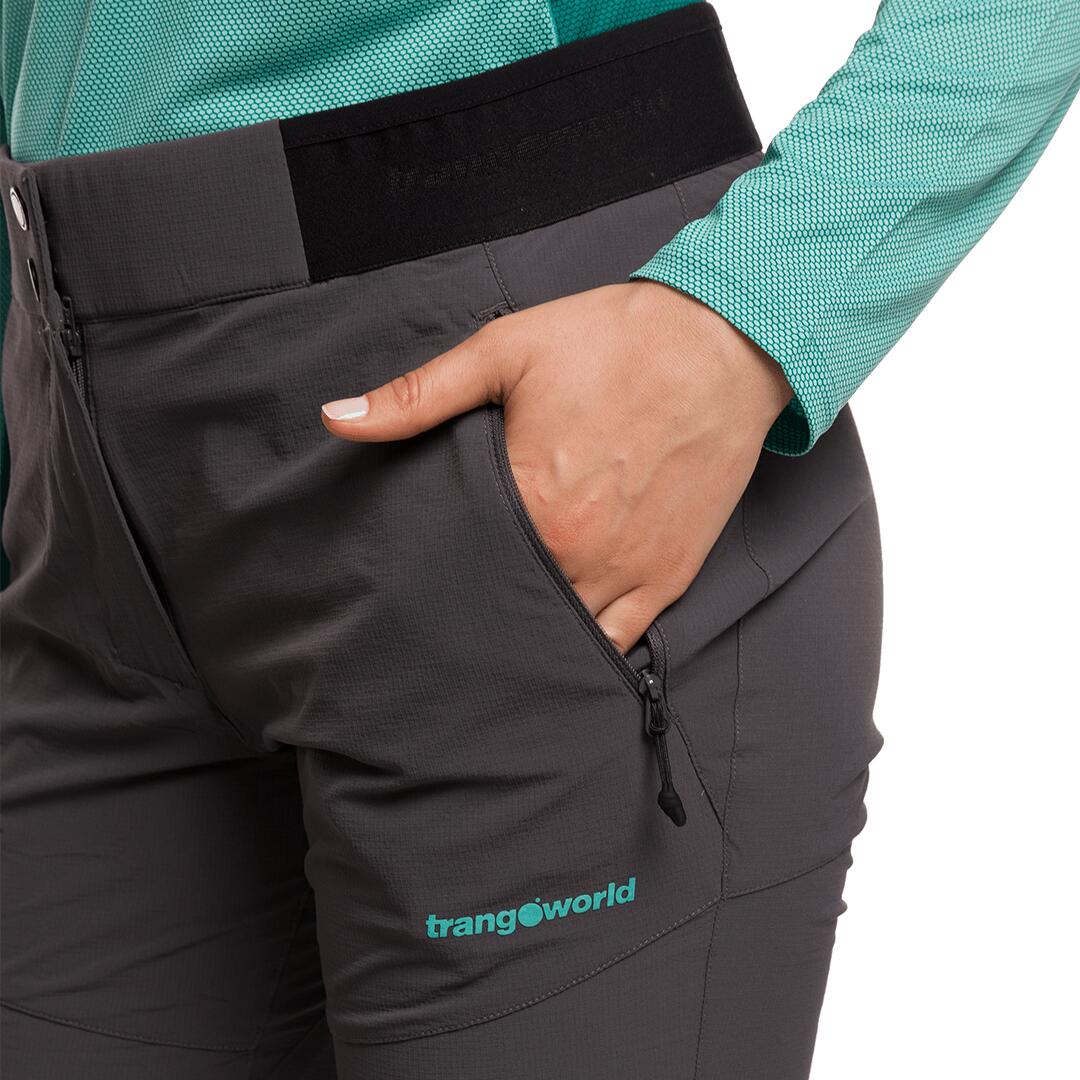 Pantalón para Mujer Trangoworld Balmaz Gris 6/7