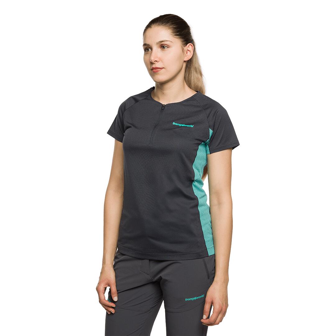 Camiseta para Mujer Trangoworld Leit Gris/Azul 2/6