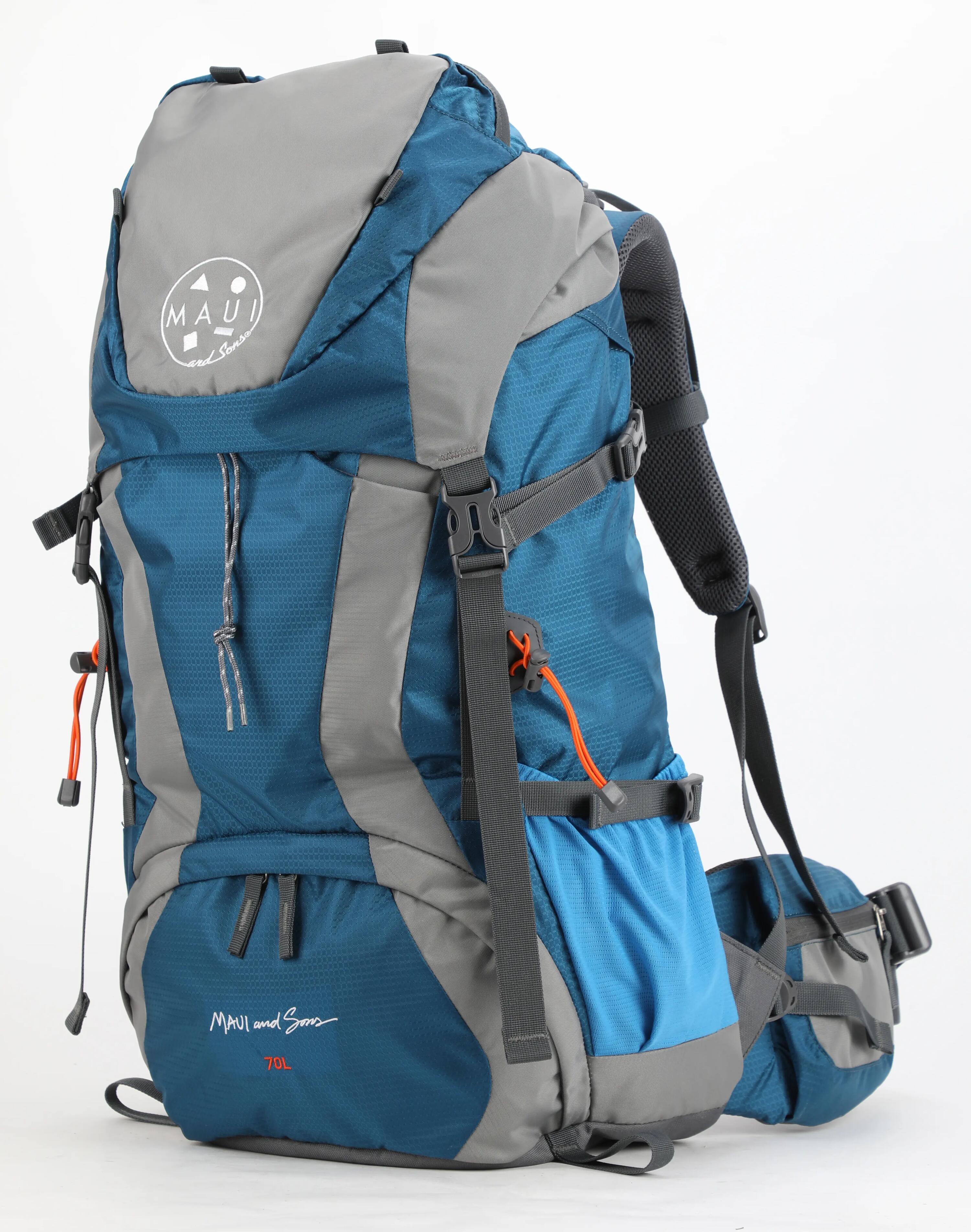 Rucsac drumetii Maui &amp; Sons 70 L, Albastru, 70L 3/6