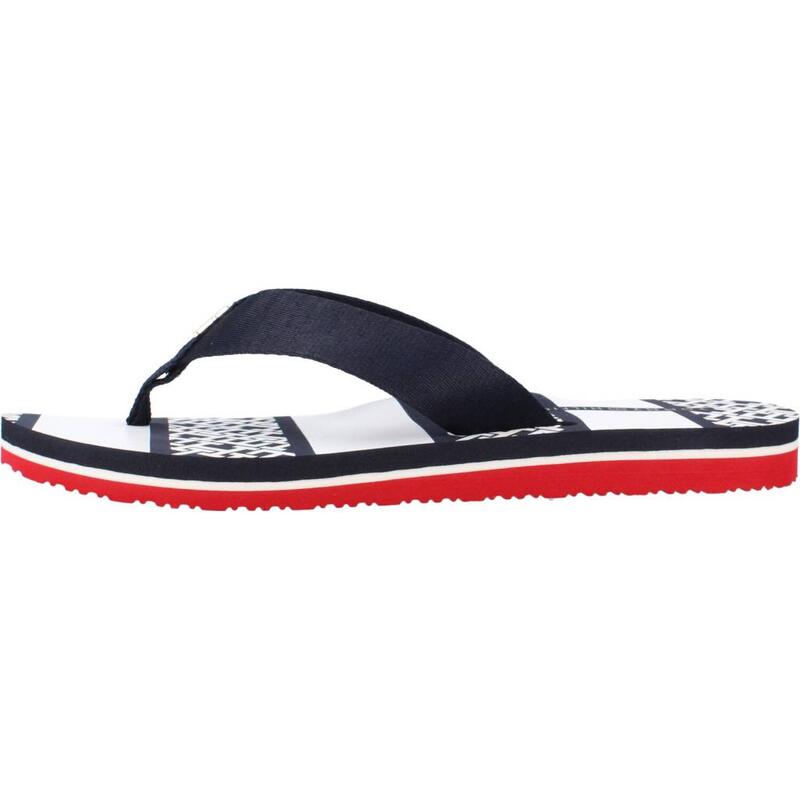 Chanclas Mujer Tommy Hilfiger Monogram Azul