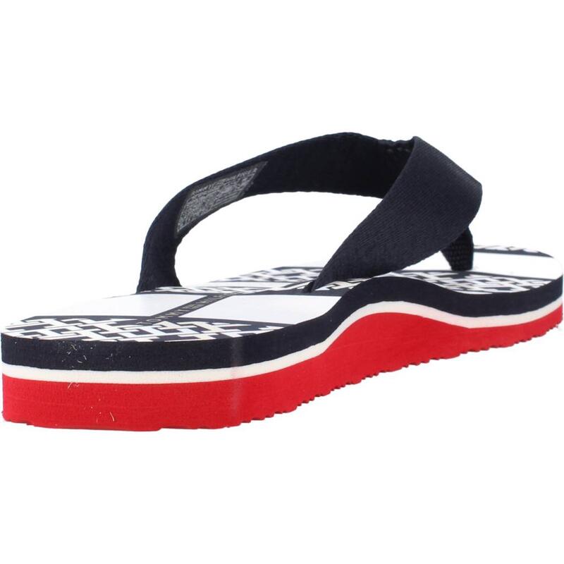 Chanclas Mujer Tommy Hilfiger Monogram Azul