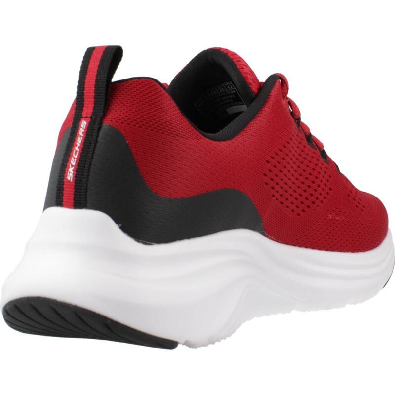 SKECHERS Heren VAPOR FOAM Sneakers Grijs / Rood / Zwart