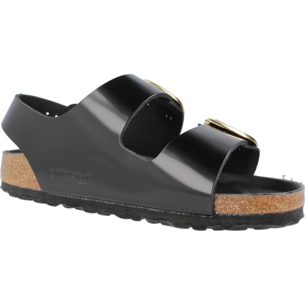 Sandales Femme Birkenstock Milano Big Buckle Noir 5/5
