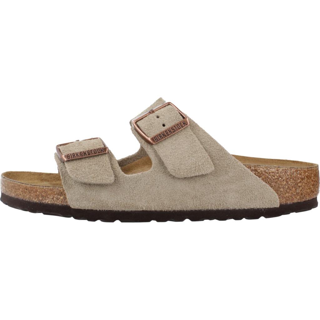 BIRKENSTOCK - Arizona slippers taupe 2/7