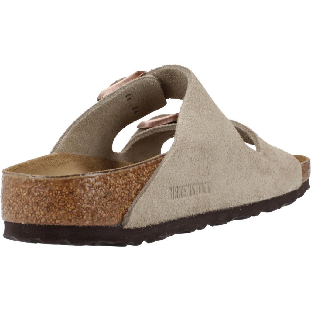 BIRKENSTOCK - Arizona slippers taupe 3/7