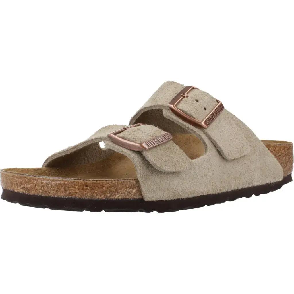Women - Casual - Shoes - Suede leather, Simple style - Arizona - Taupe