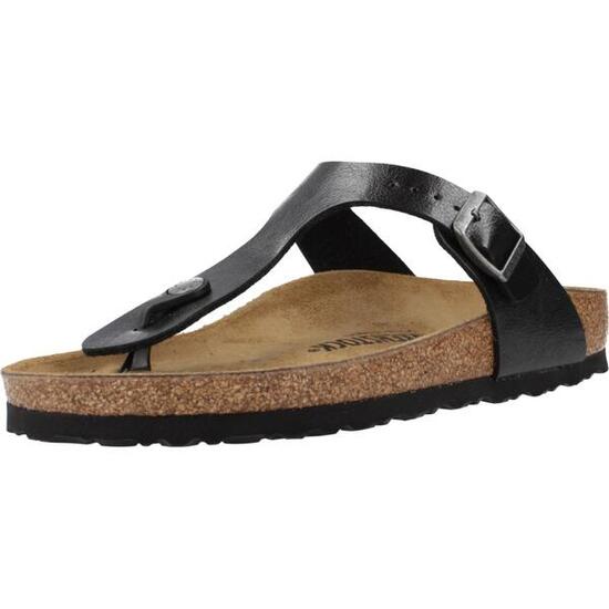 Sandalias Mujer Birkenstock Gizeh Birko-flor Negro