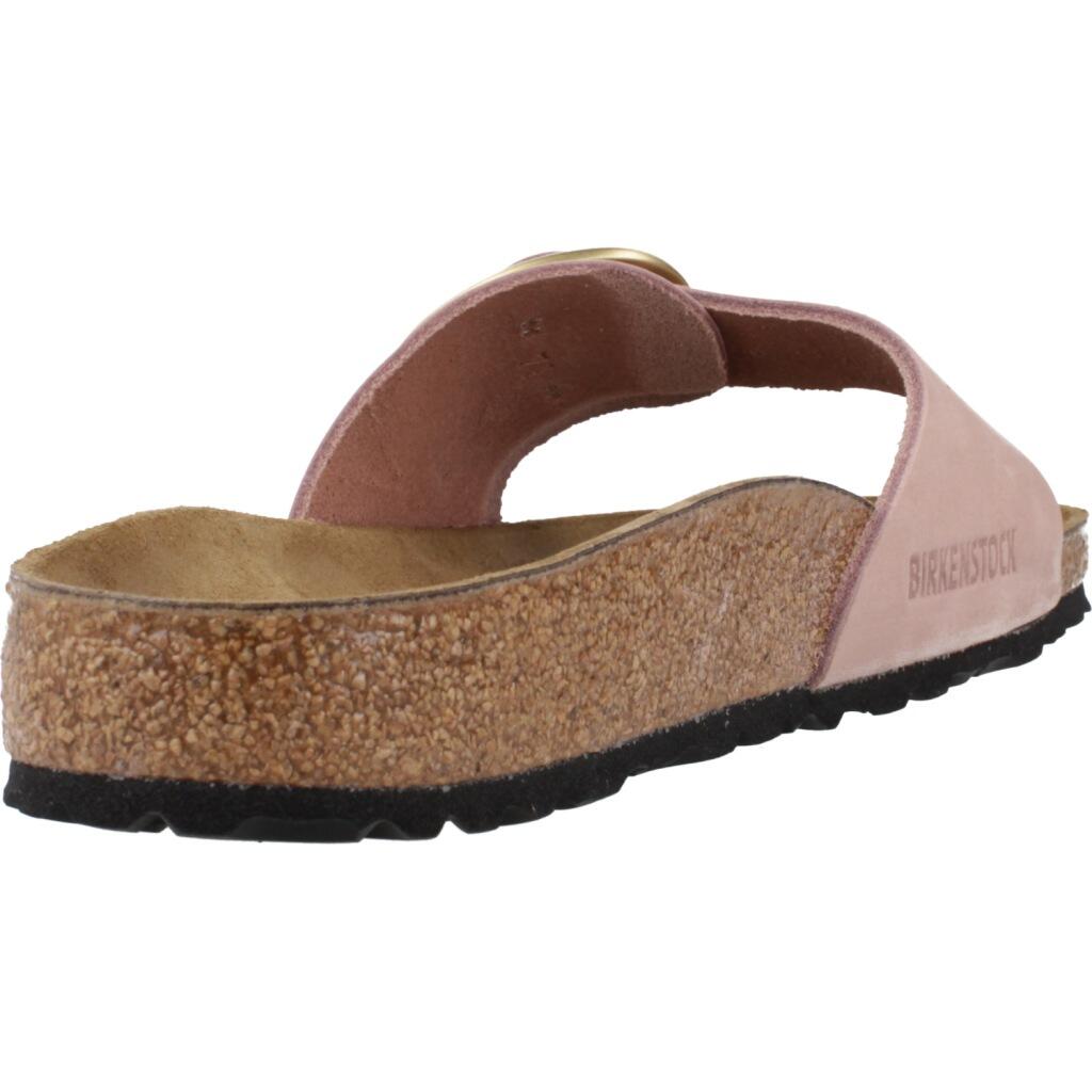 Sandalias Mujer Birkenstock Madrid Big Buckle Nubuck Nude 3/5