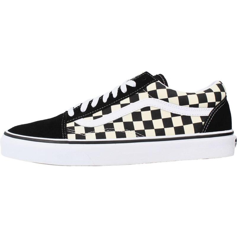 Chaussures Hommes Vans Primary Check Old Skool Blanc