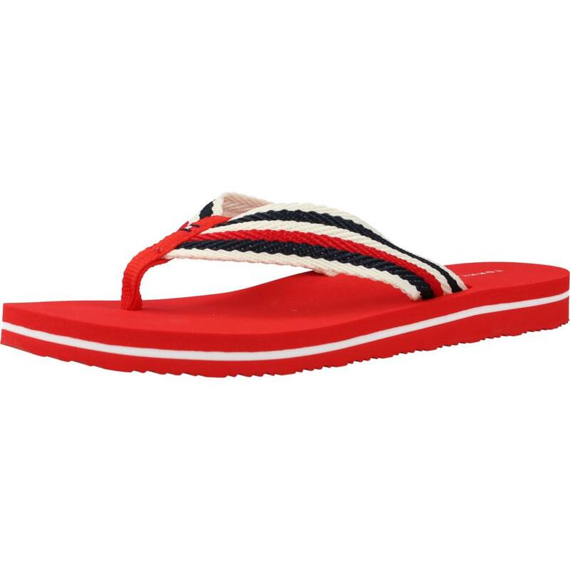 Chanclas Mujer Tommy Hilfiger Essential Rojo