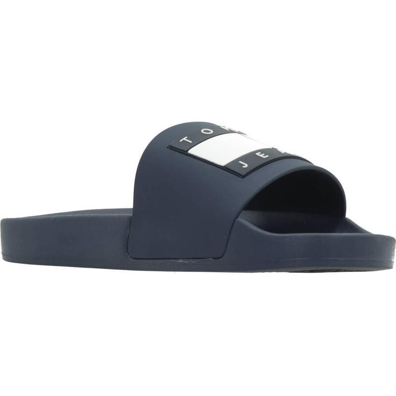 Chanclas Mujer Tommy Jeans Flag Pool Sld Ess Azul