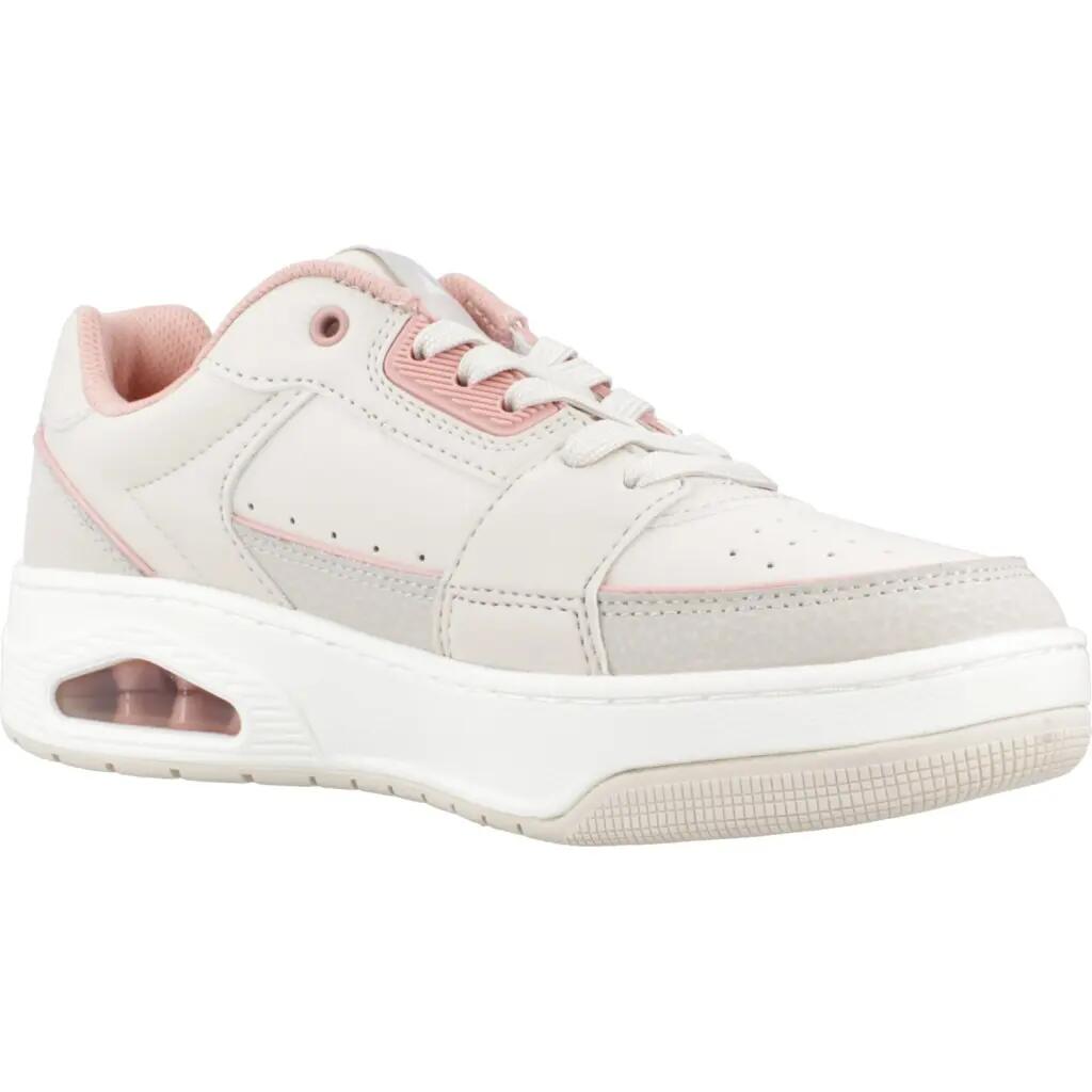 Scarpe Skechers Uno Court Courted Style Rosa 5/5