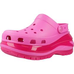 Chanclas Mujer Crocs Classic Mega Crush Clog Rosa