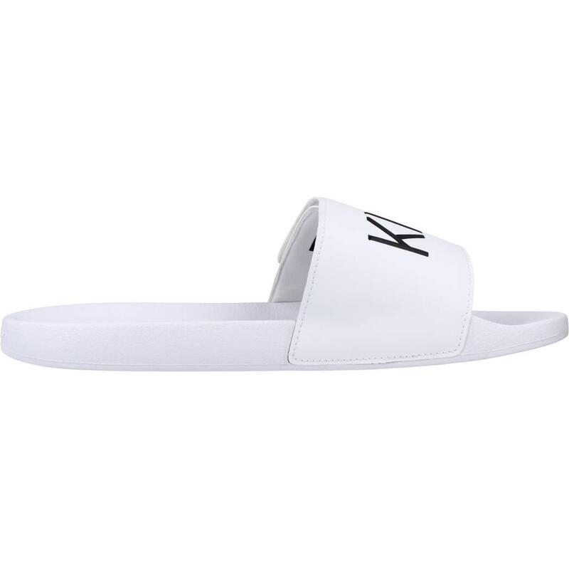 Chanclas Hombre Calvin Klein Pool Slide Adj Blanco