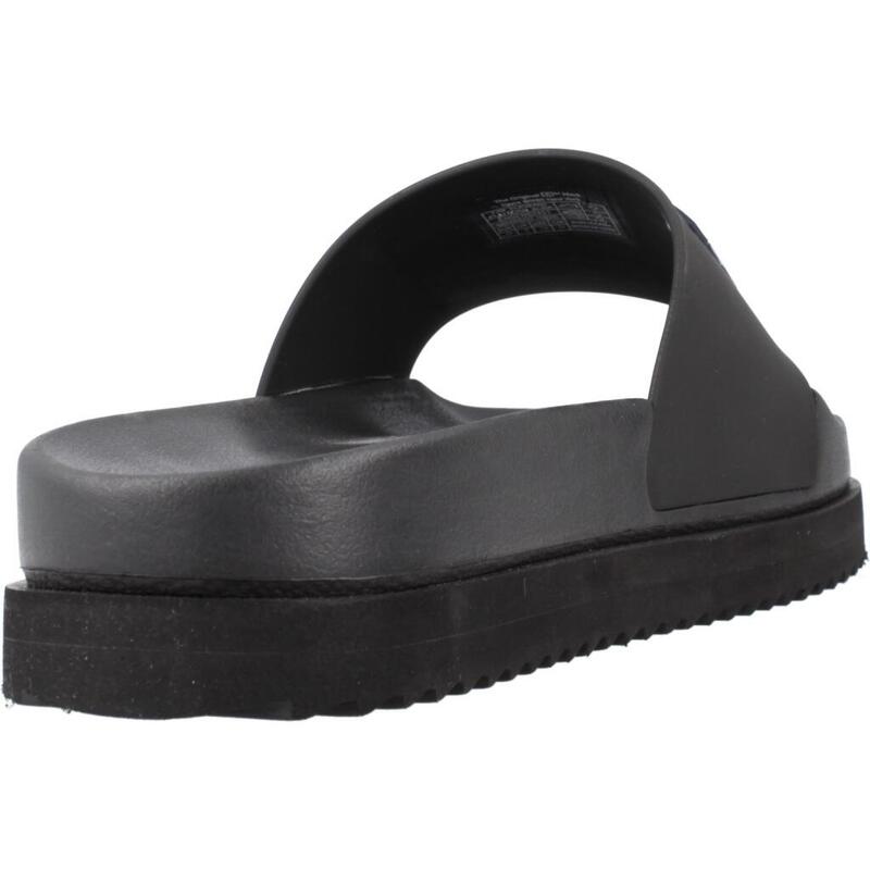 Chanclas Mujer Tommy Jeans Tjw Elevated Flatform Slide Negro