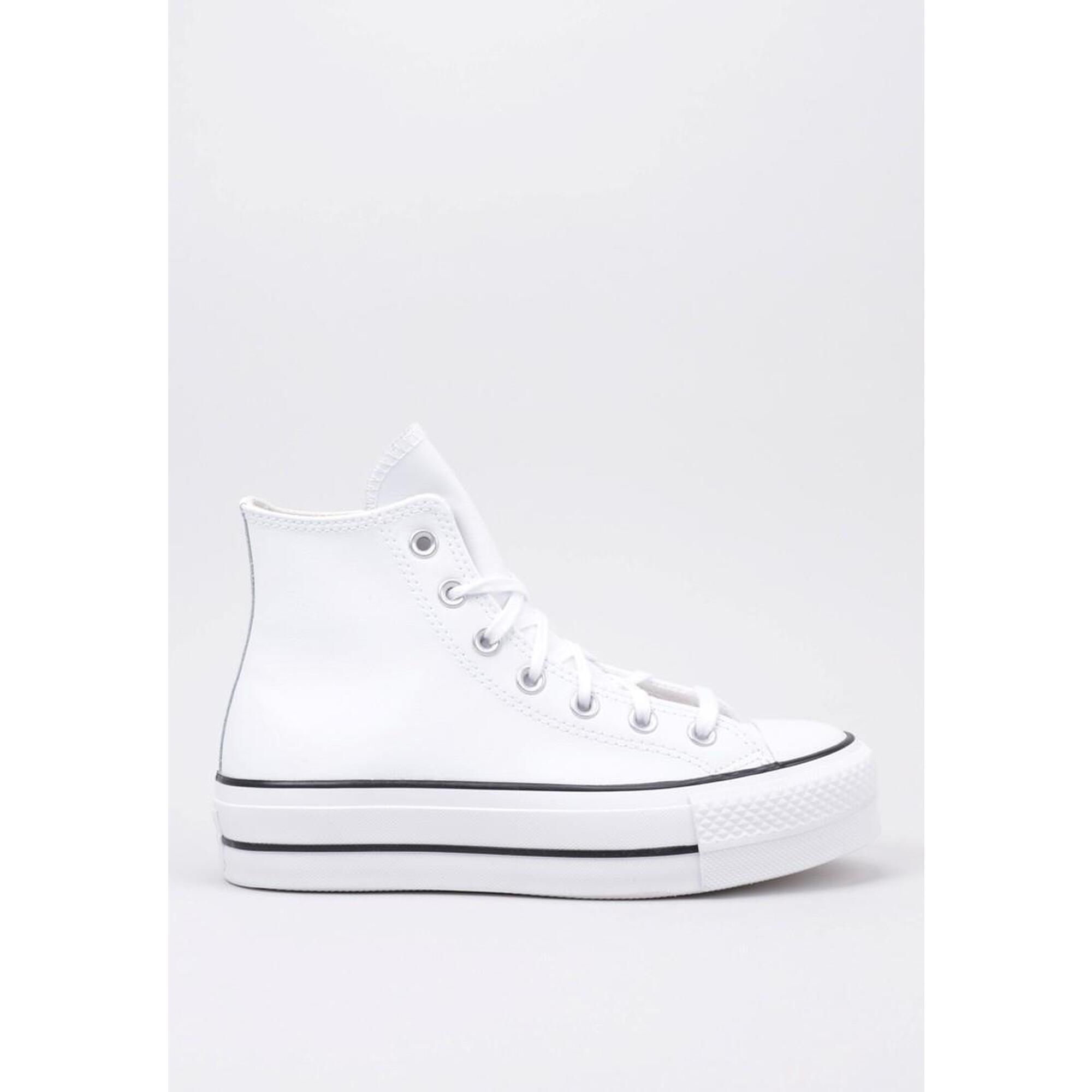 Zapatillas Mujer CONVERSE Chuck Taylor All Star Platform Leather High-Top Blanco