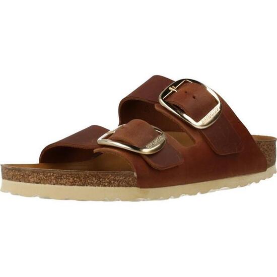 Sandalias Mujer Birkenstock Arizona Big Buckle Marron
