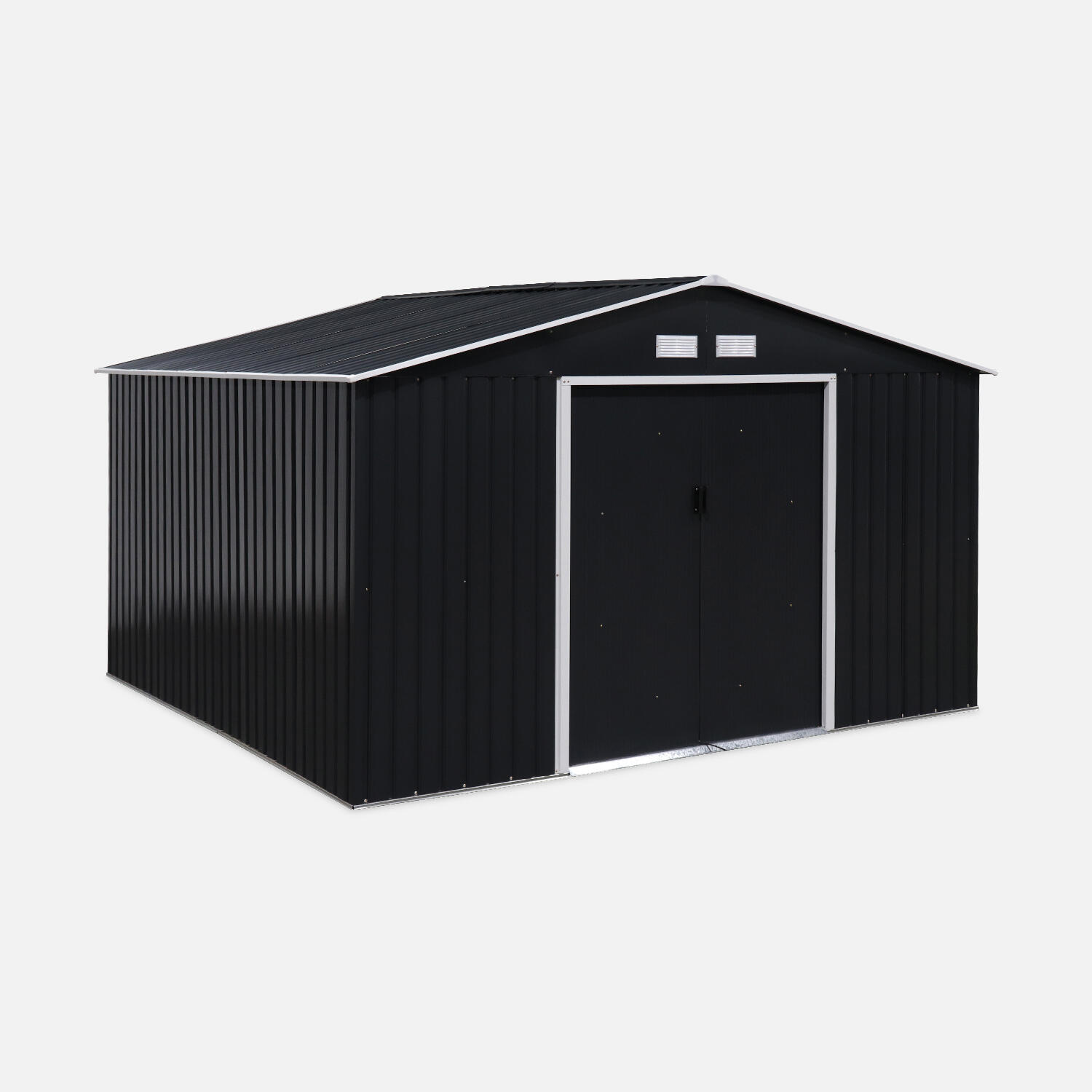 SWEEEK Box per bici in metallo, 10,85m², con copertura | sweeek