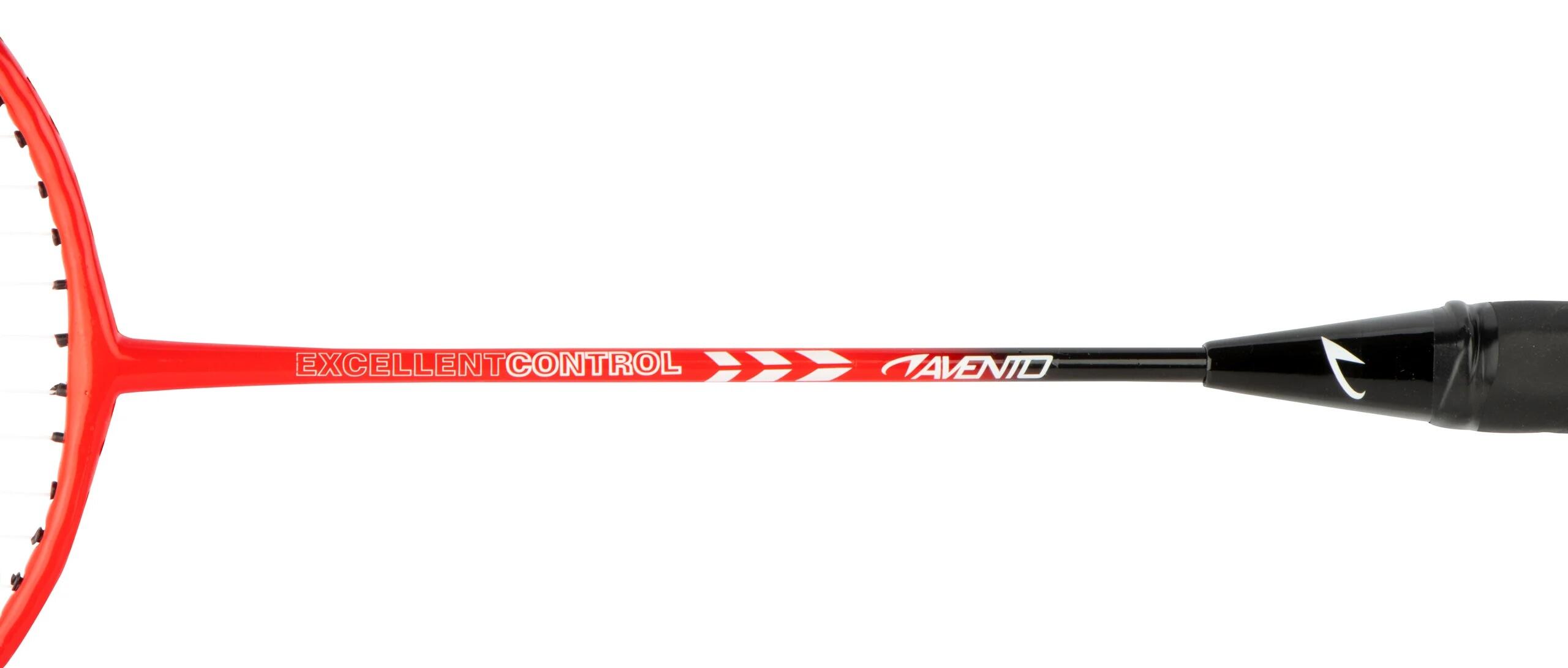 Raquette de badminton Avento Smash, acier, rouge 3/6