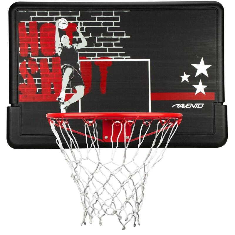 Sistem baschet portabil Avento HOT SHOT, Negru/Roșu, Uni