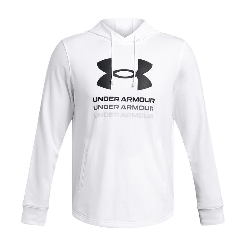 Sweat à capuche graphique Under Armour Rival Terry pour hommes