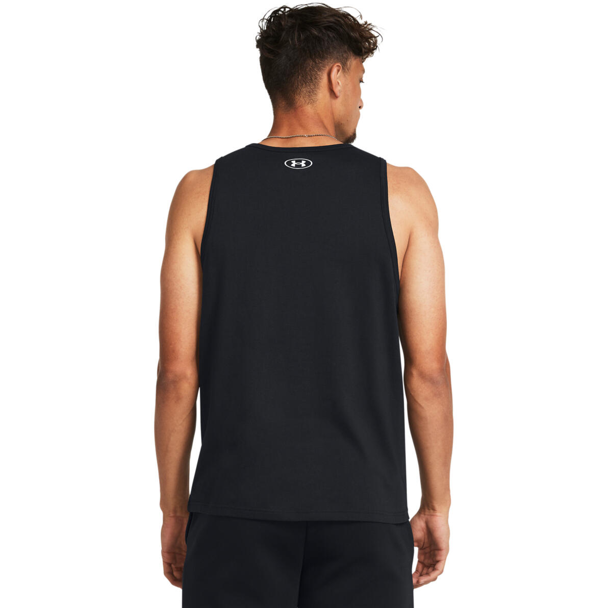 Maillot de corps Under Armour Sportstyle Logo Tank, Noir, Hommes 2/4