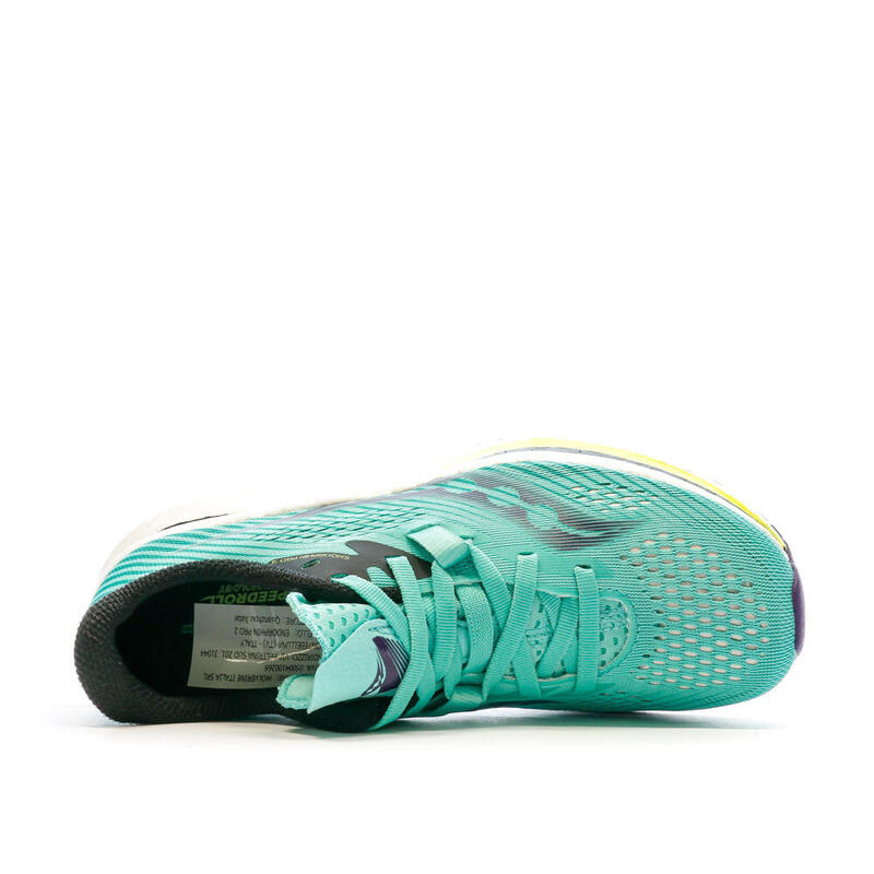 Chaussures de Running Turquoise/Jaune Homme SauconyEndorphin Pro 2