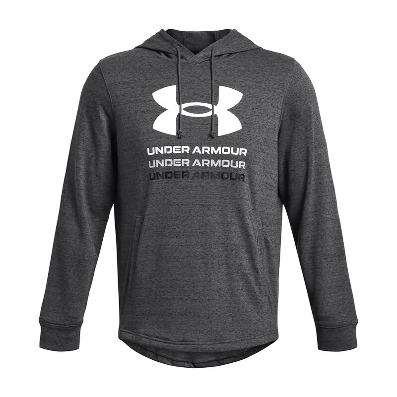 Sweat à capuche graphique Under Armour Rival Terry pour hommes