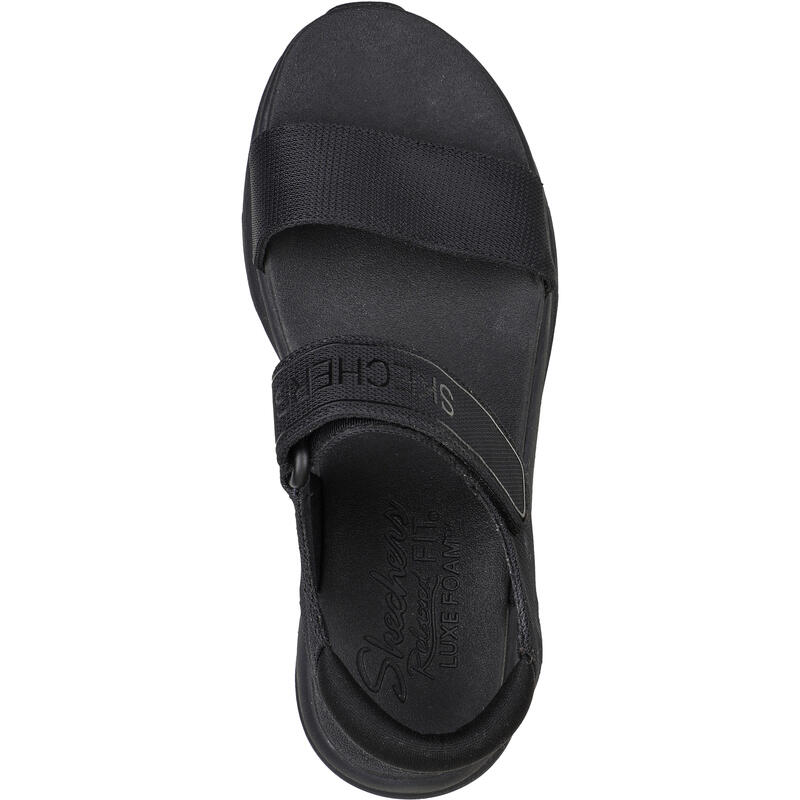Sandale femei Skechers D'lux Walker - New B, Negru