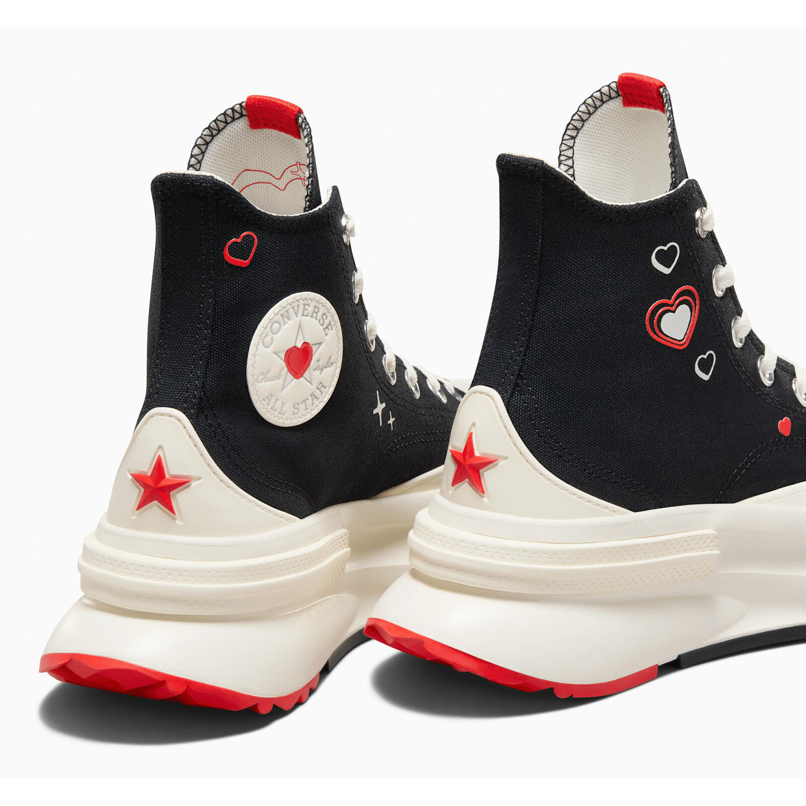 Baskets Converse Run Star Legacy Cx Platform Y2k Heart, Noir, Femmes 5/7