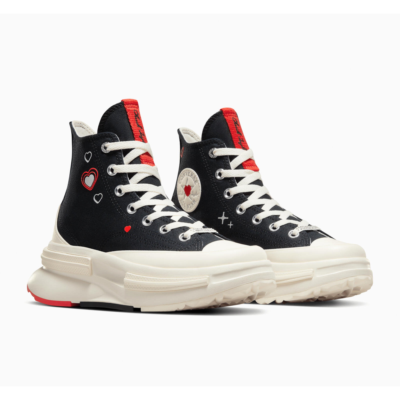 Baskets Converse Run Star Legacy Cx Platform Y2k Heart, Noir, Femmes 4/7