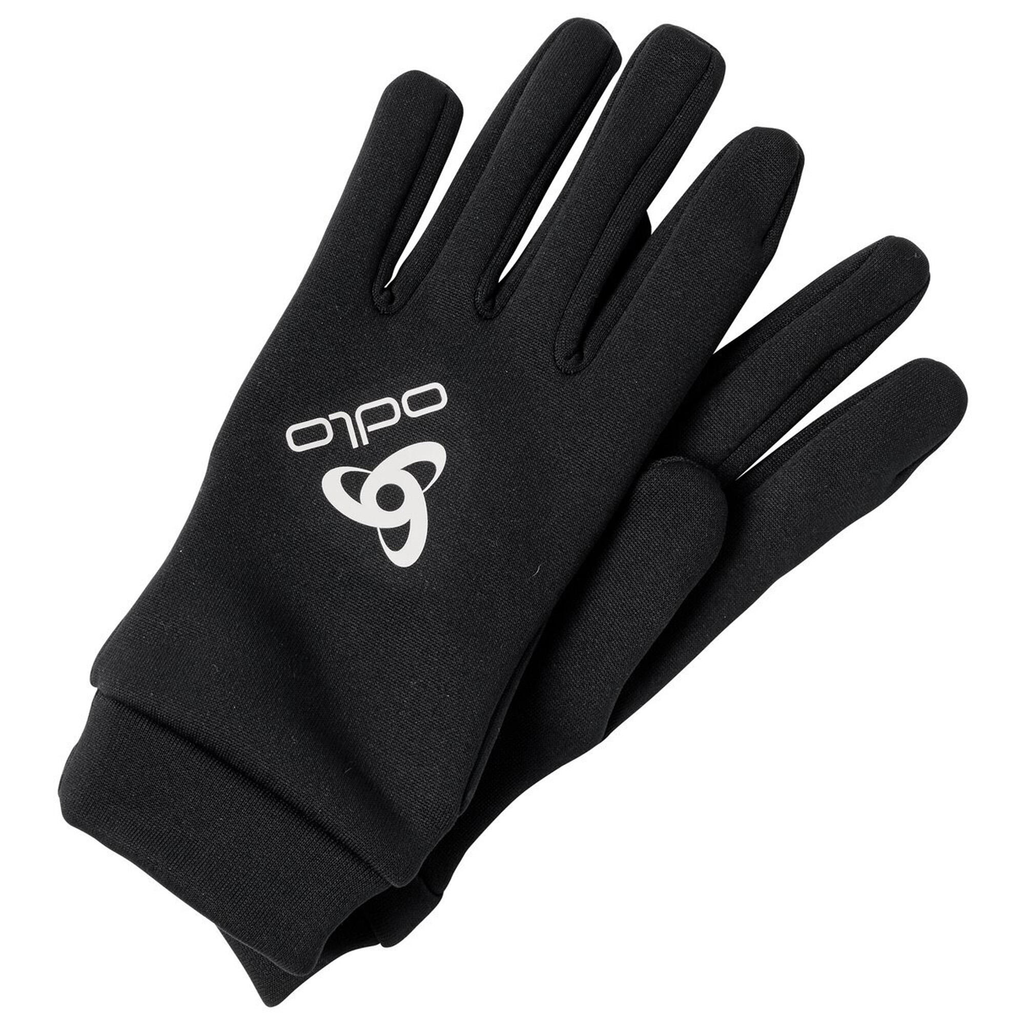 Gants Hiver Odlo Stretchfleece Liner Eco Noir Unisex 2/3