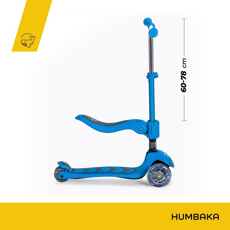 Trottinette à trois roues pour enfants HUMBAKA Mini Y