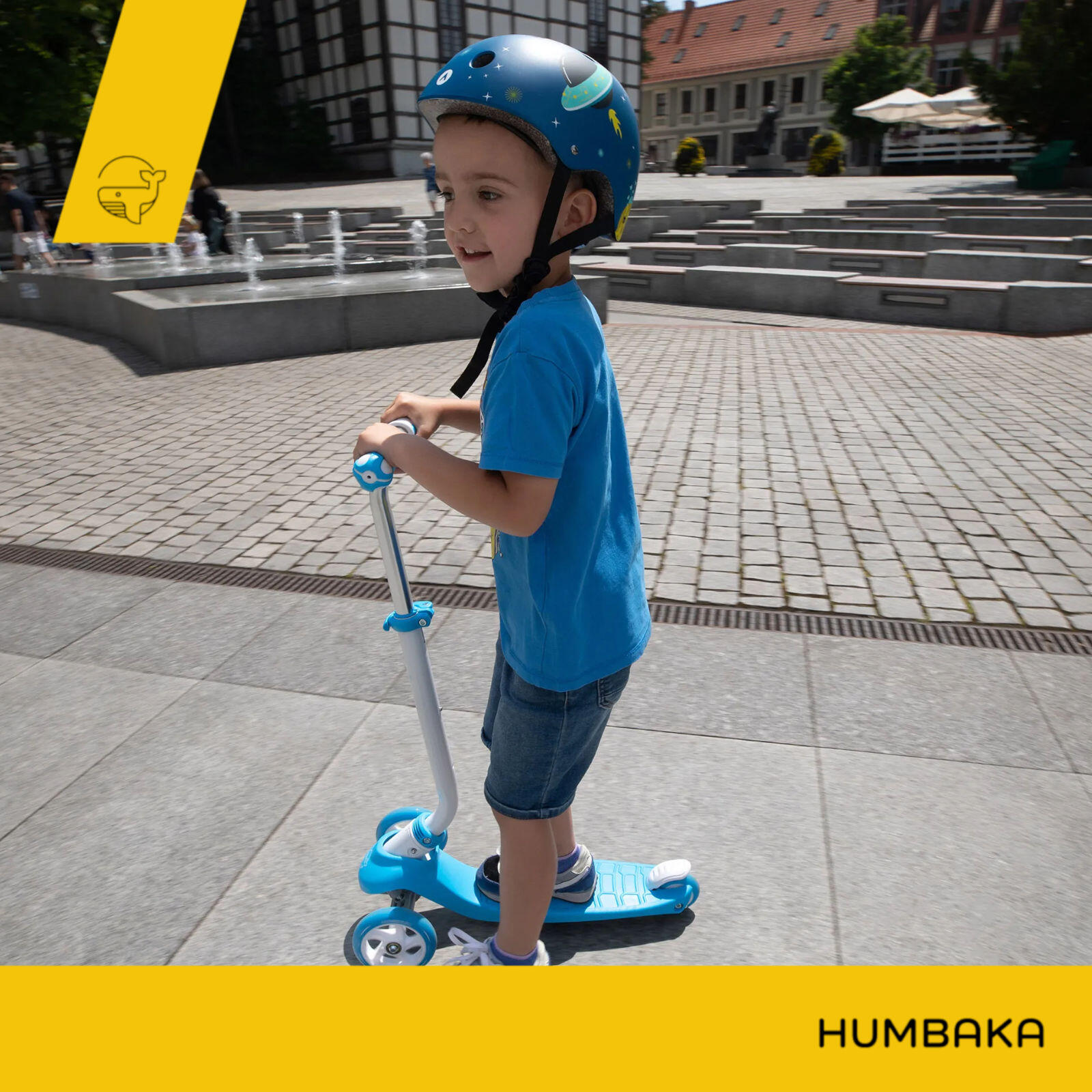 Monopattino a tre ruote per bambini HUMBAKA Fun 7/7