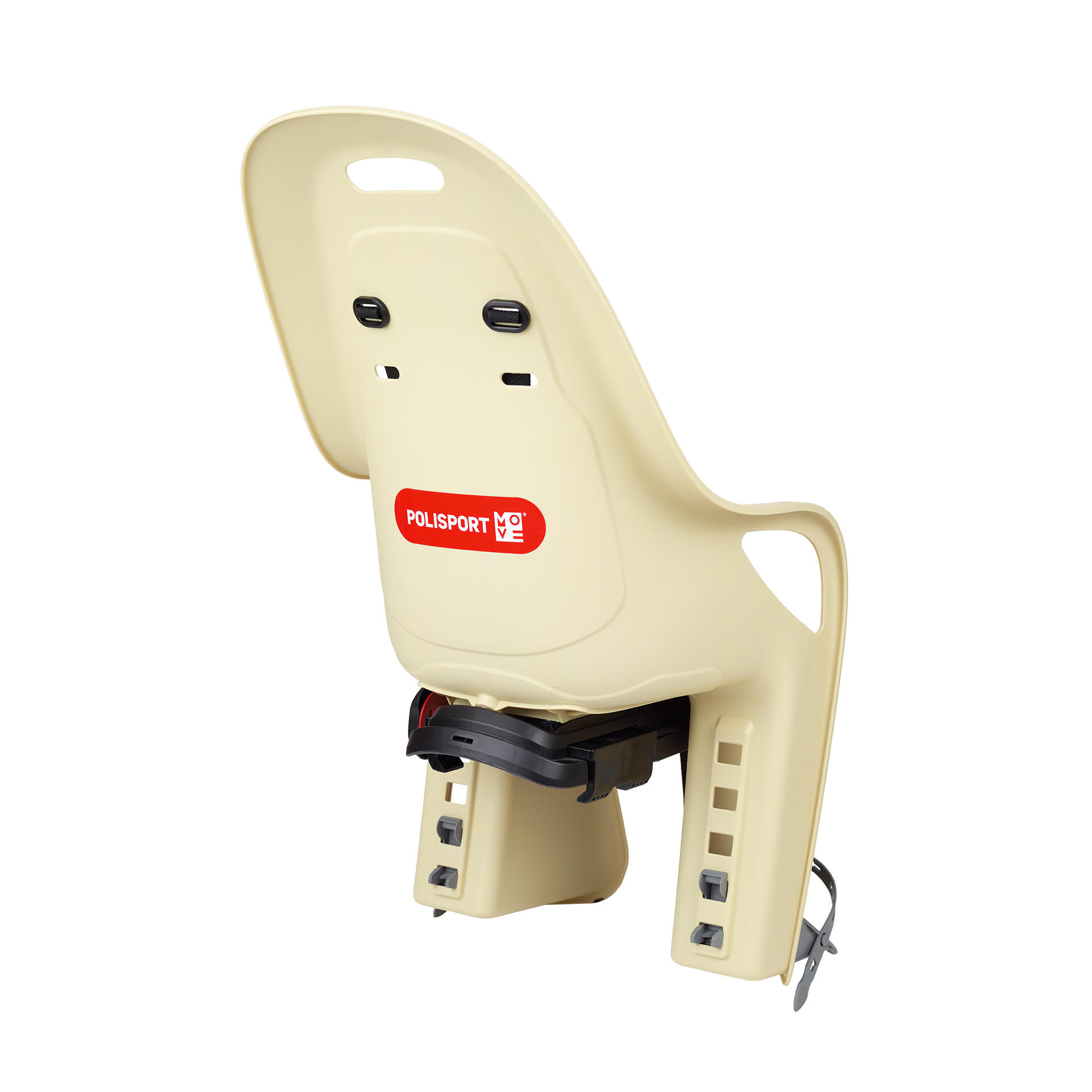 Seggiolino Posteriore Bambini Bici Portapacchi  kOARI XR Giallo Luna / Grigio 2/8